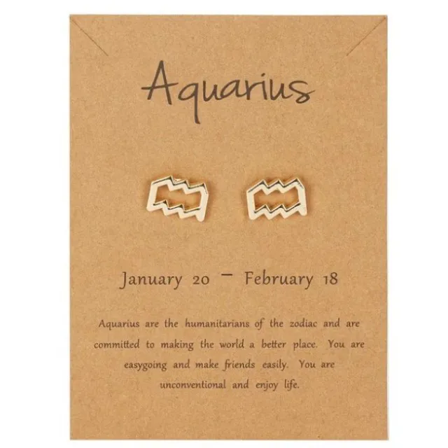 Uhančki zlati HOROSKOP, 12 zodiak znamenj